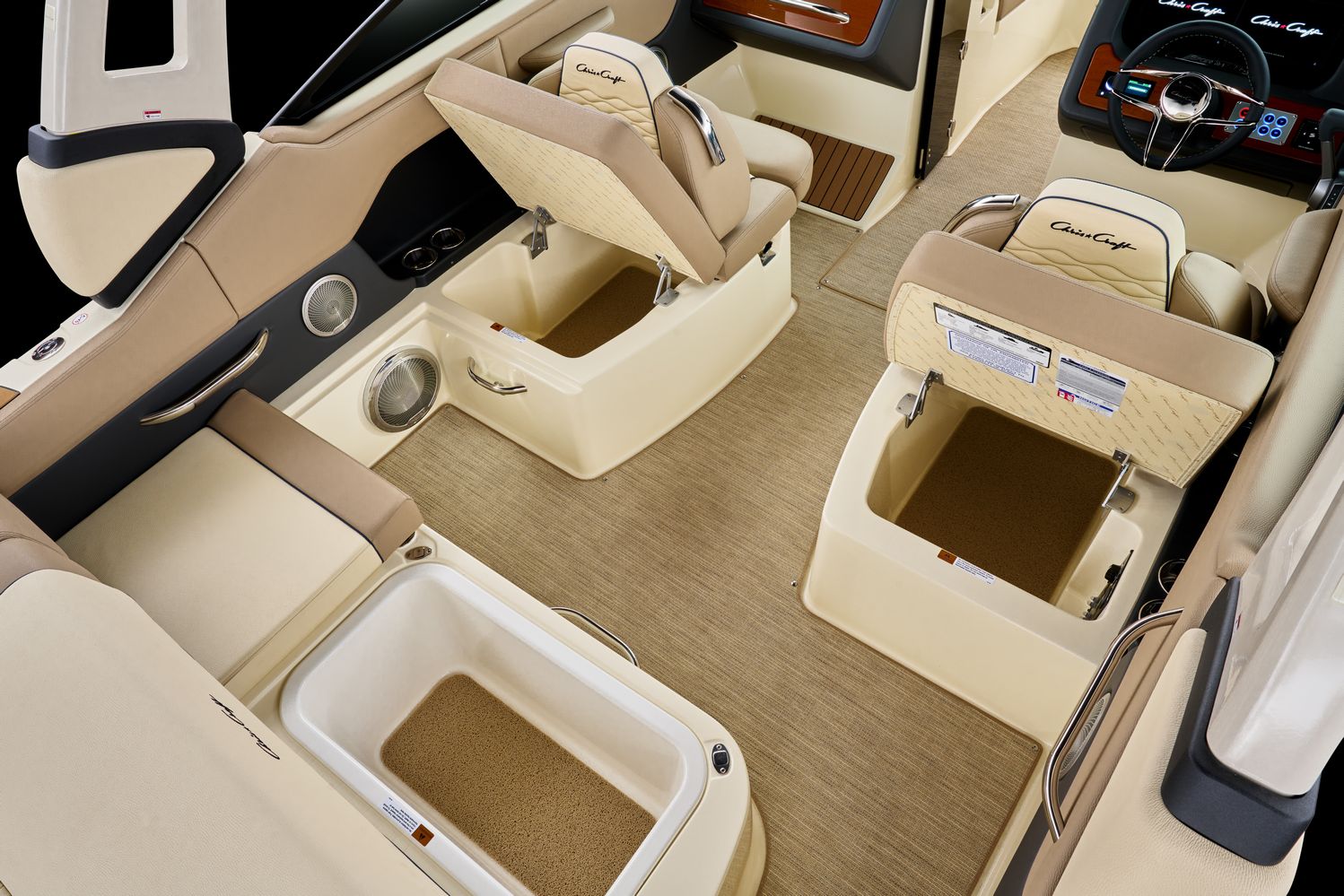 Chris Craft Boats Sportster 25 Feature Cockpit Options Storage View Lo