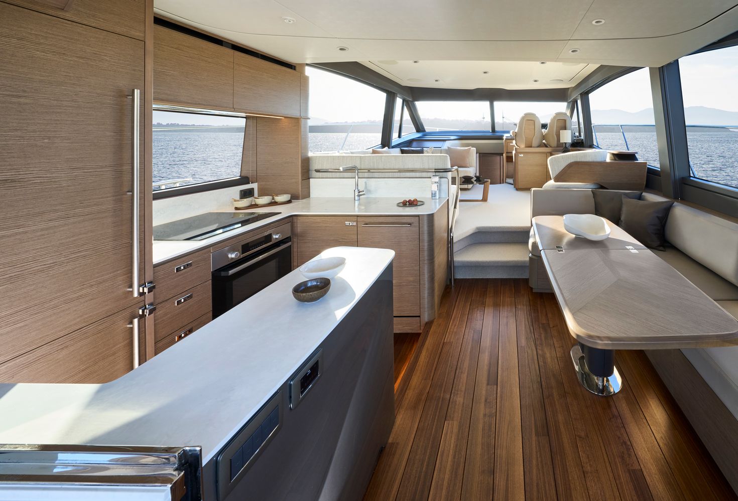 F58 Interior Saloon Silver Oak