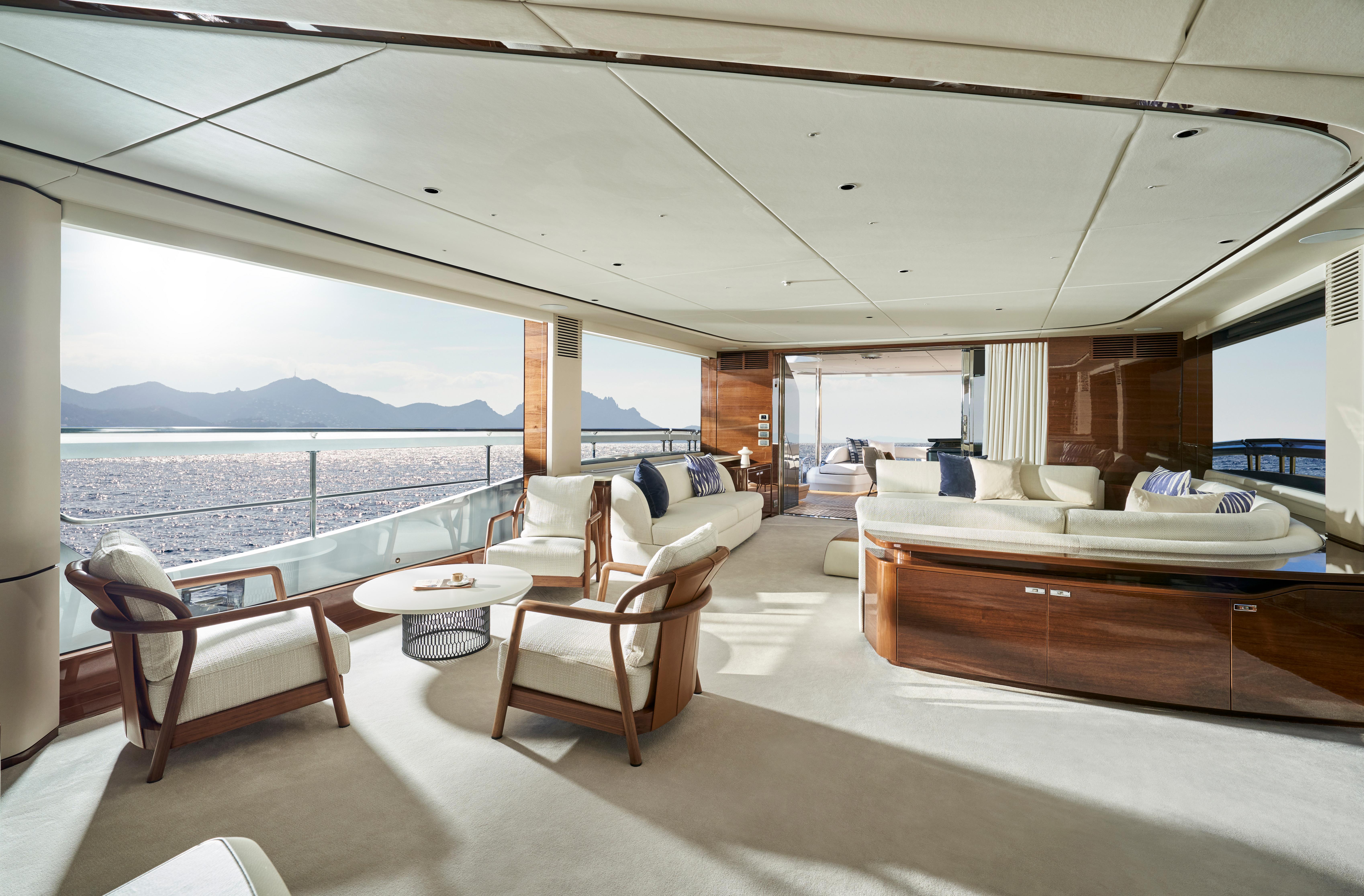 X95 Slot 14 Interior Saloon Looking Aft