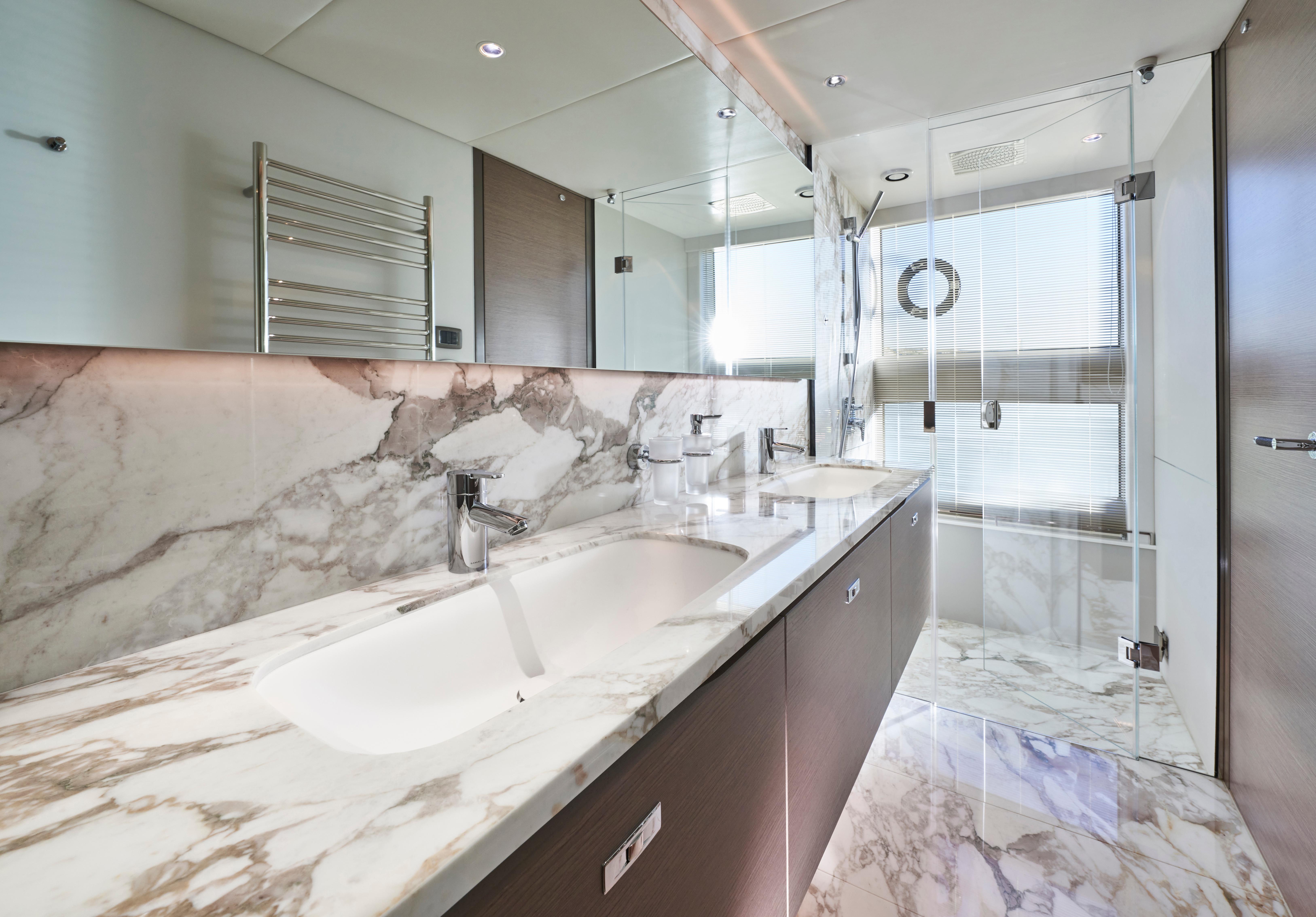 X95 Slot 3 Interior Master Stateroom Bathroom 2