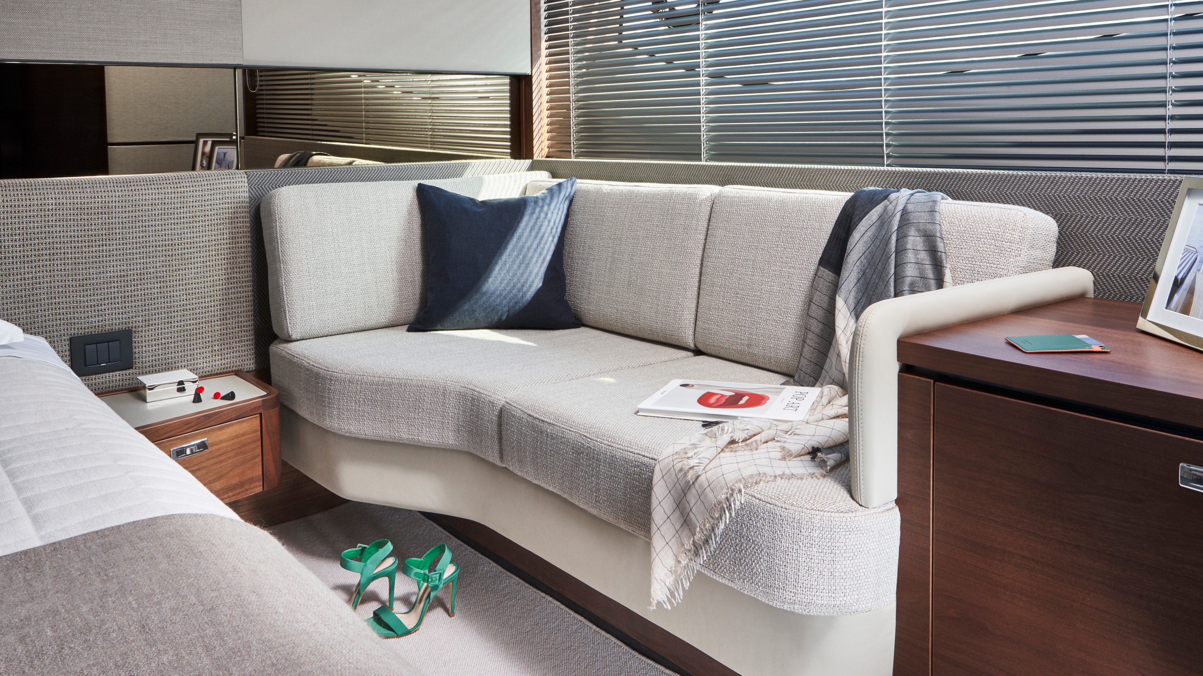 S62 Interior Owners Stateroom Sofa