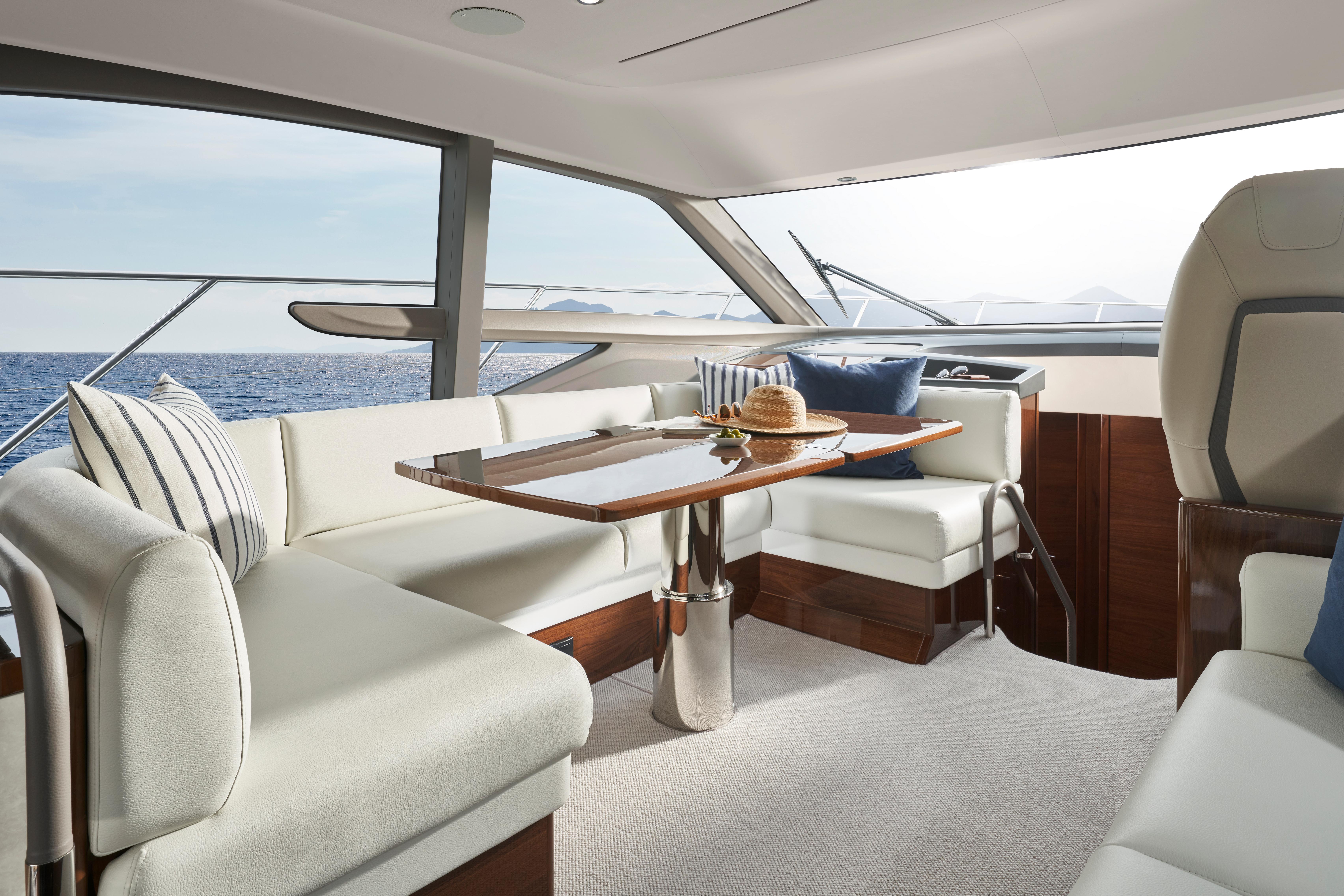 F50 Interior Saloon Seating Walnut Satin 2022