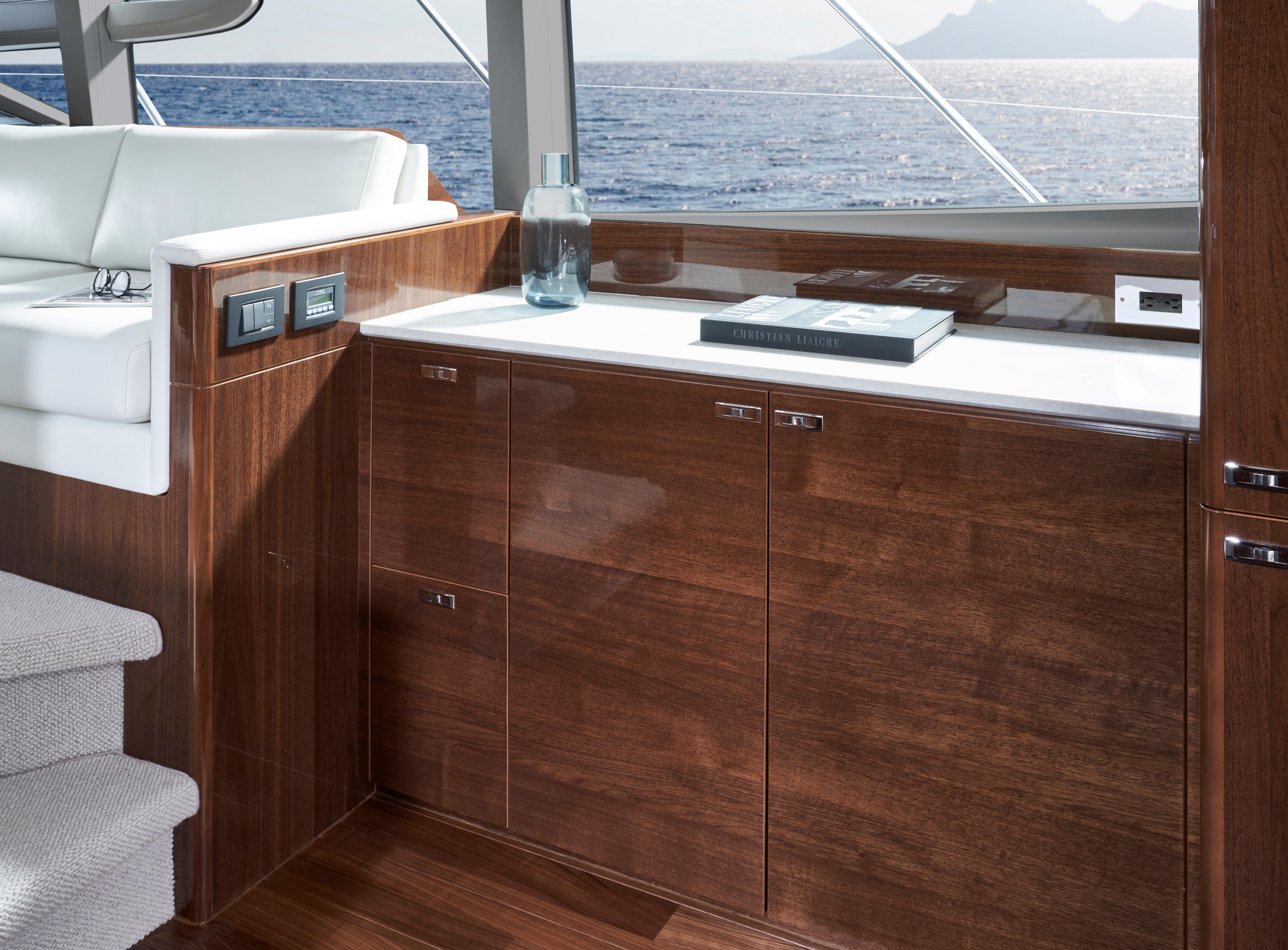 F50 Interior Saloon Sideboard Walnut Satin 2022