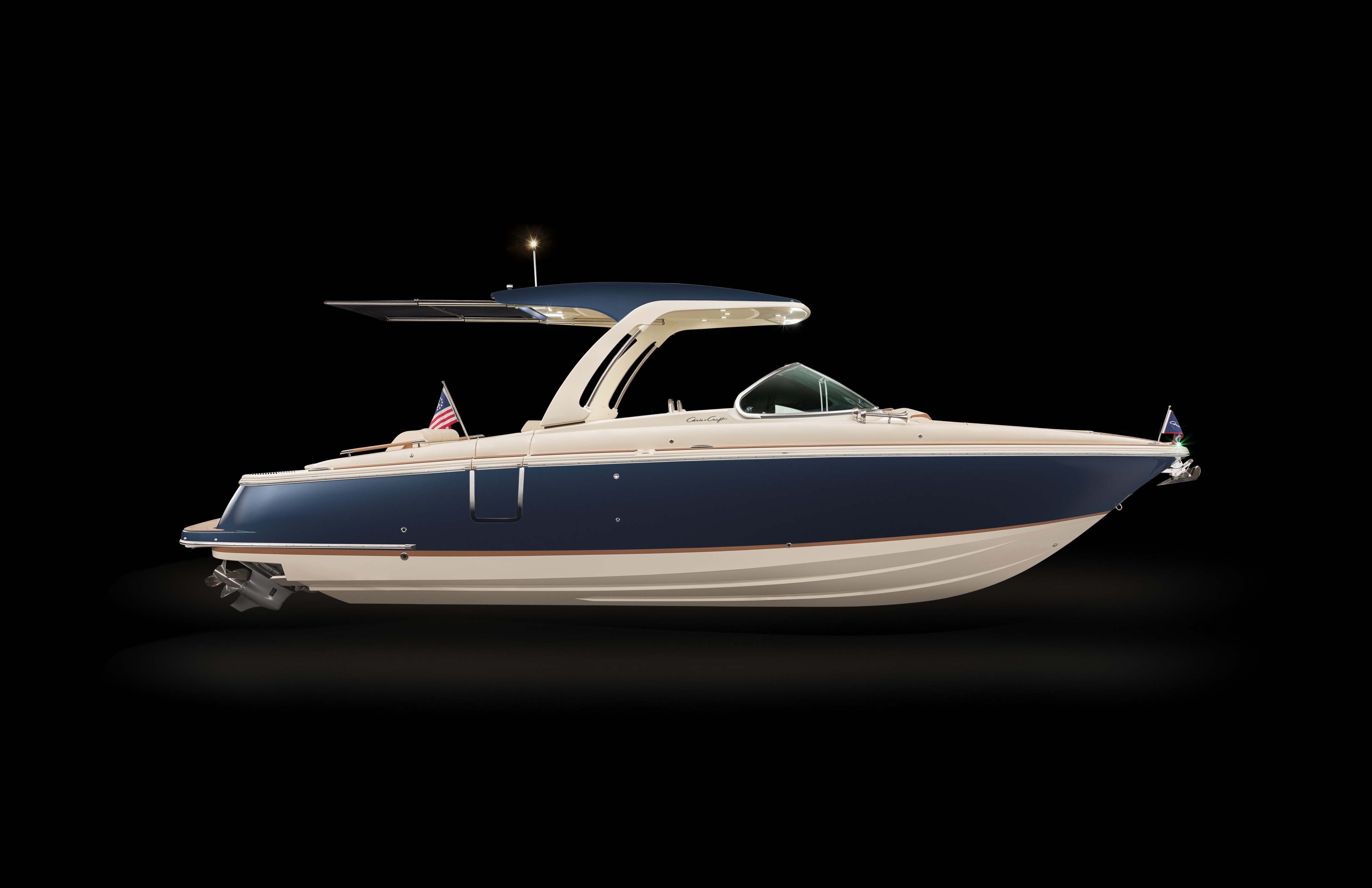 Chris Craft Launch 31 Gt Hero Side Profile Bow