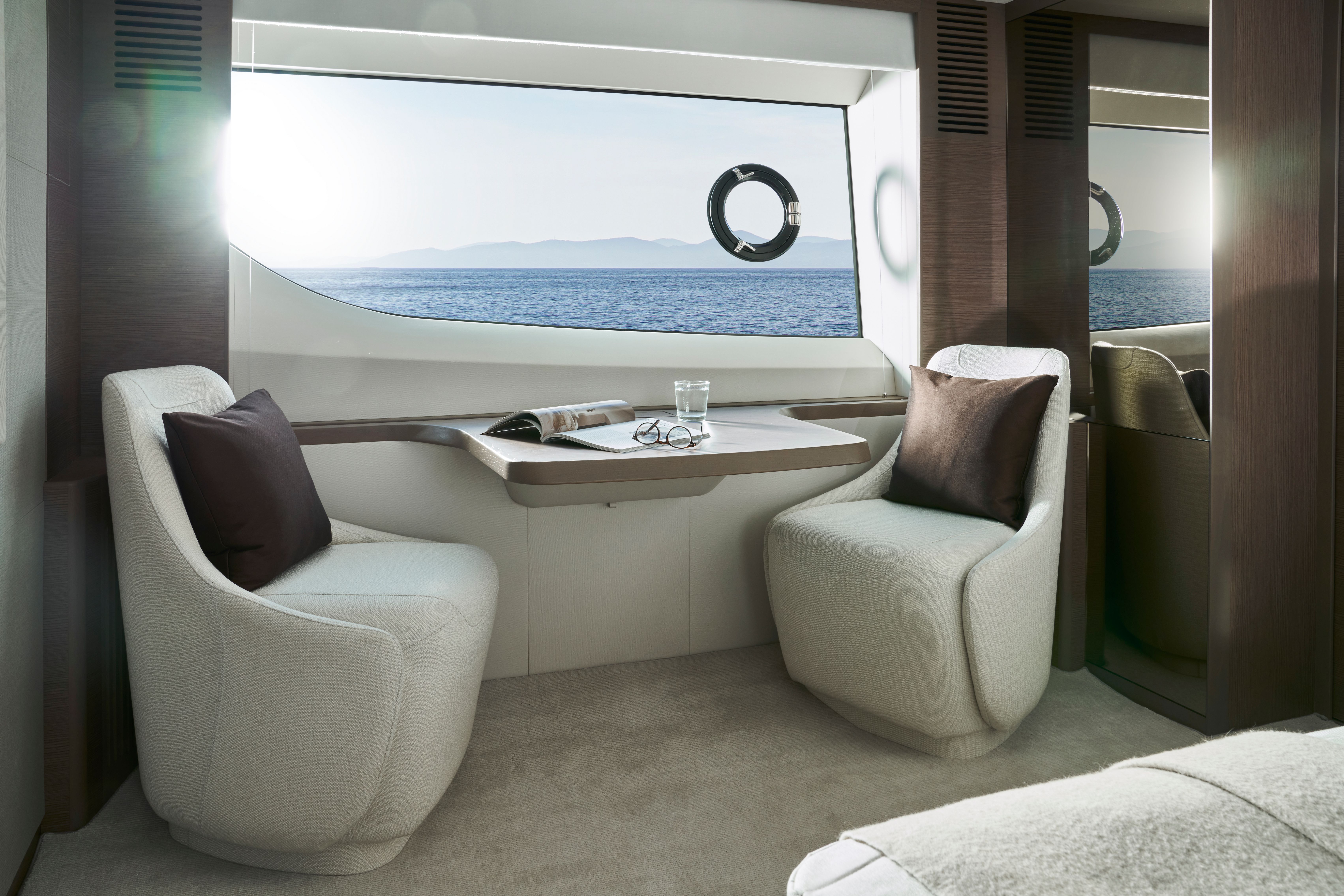 Y85 Interior Owners Stateroom Breakfast Area 2022