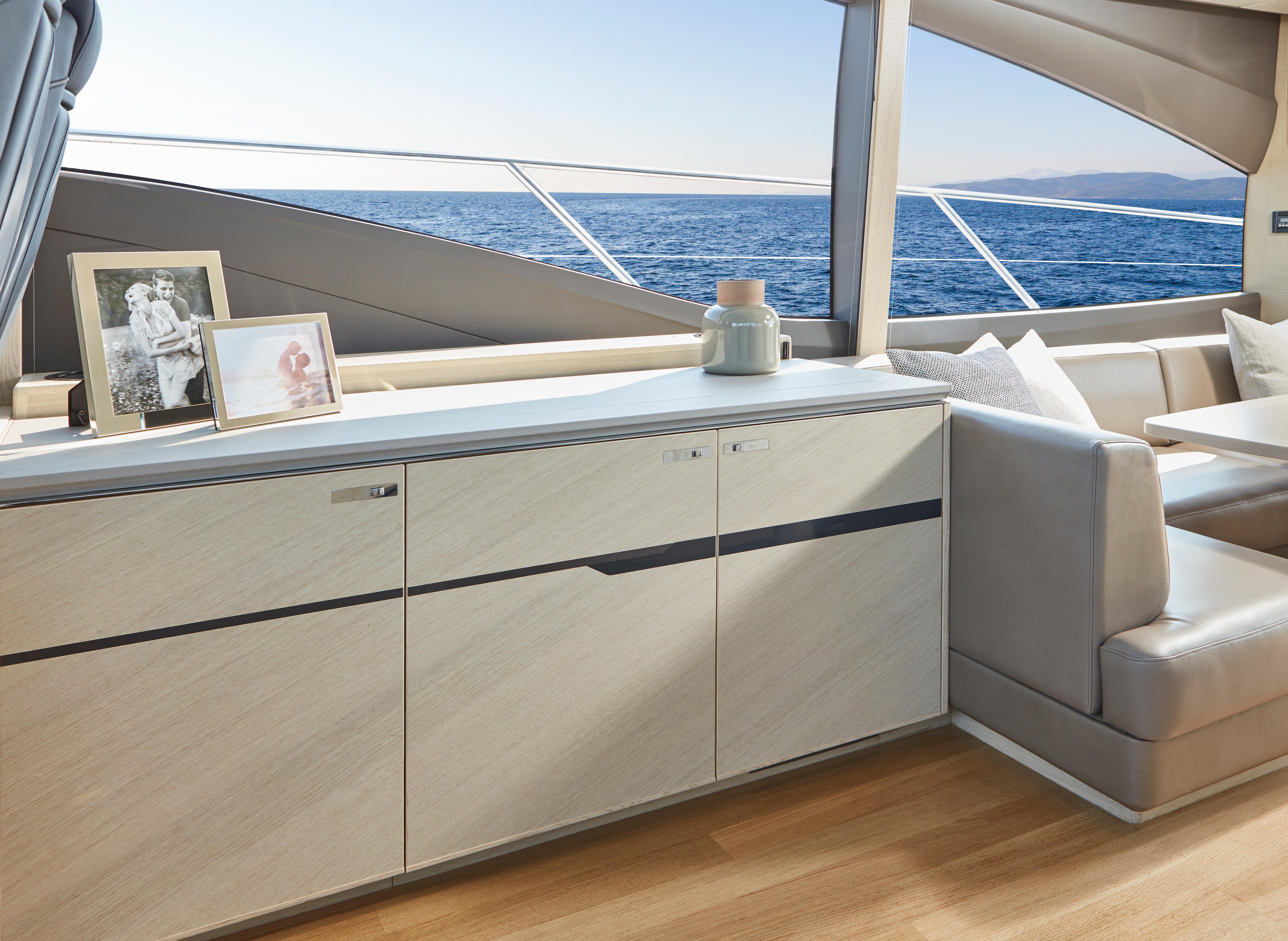 V60 Interior Saloon Sideboard Alba Oak Satin