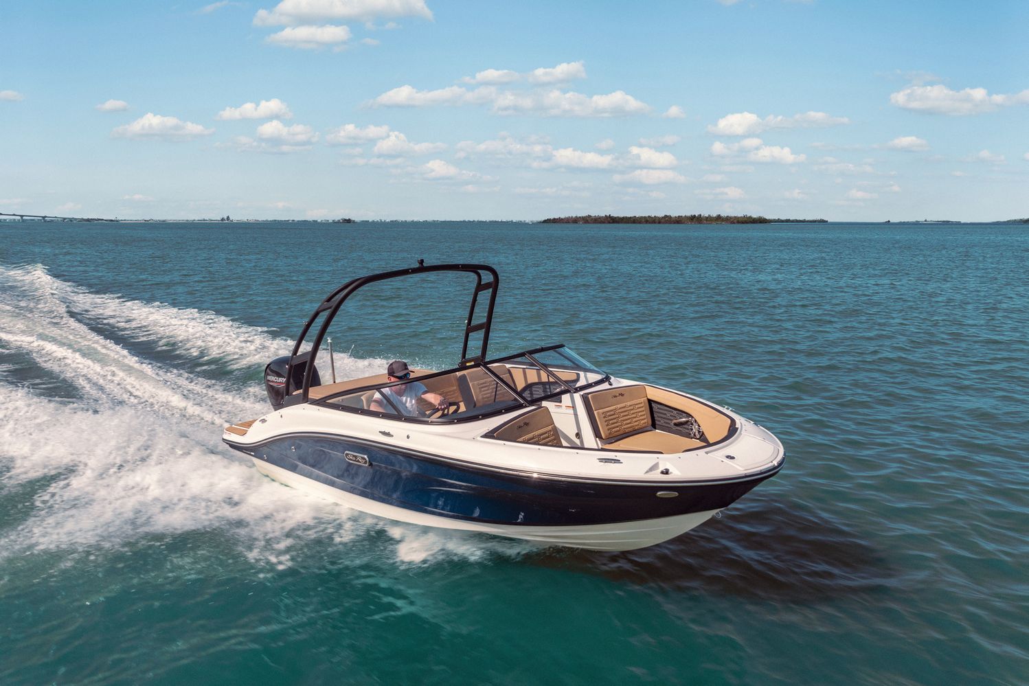 2025 Spx 190 Outboard Spo190 Running Starboard Bow Three Quarter 00394