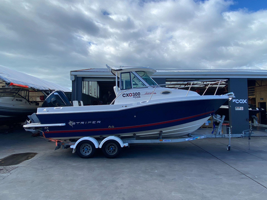 2017 Striper 230 WA - Cox V8 Diesel Outboard